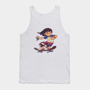 Skater Girl USA Tank Top